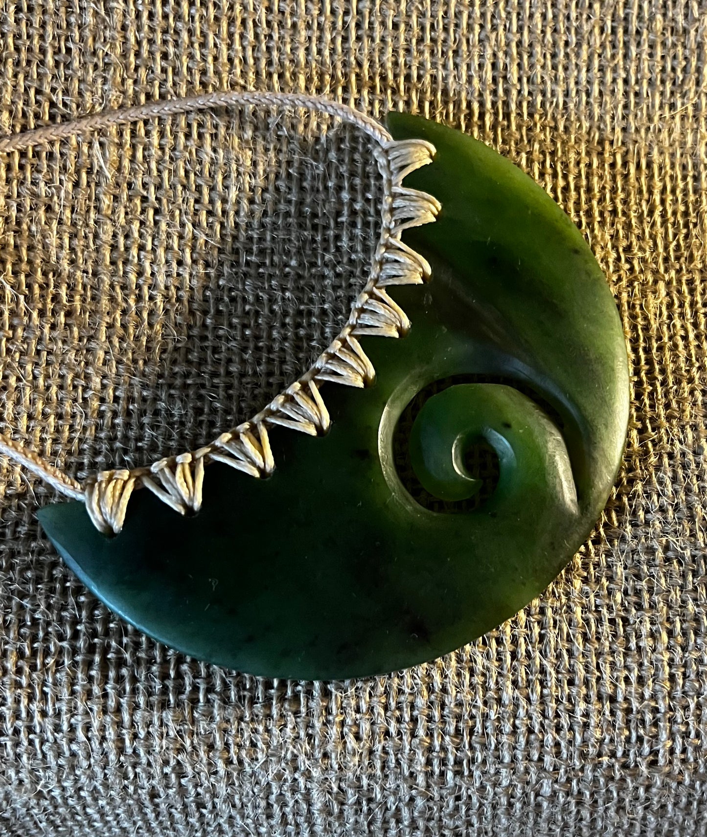 Koru Breastplate - Pounamu