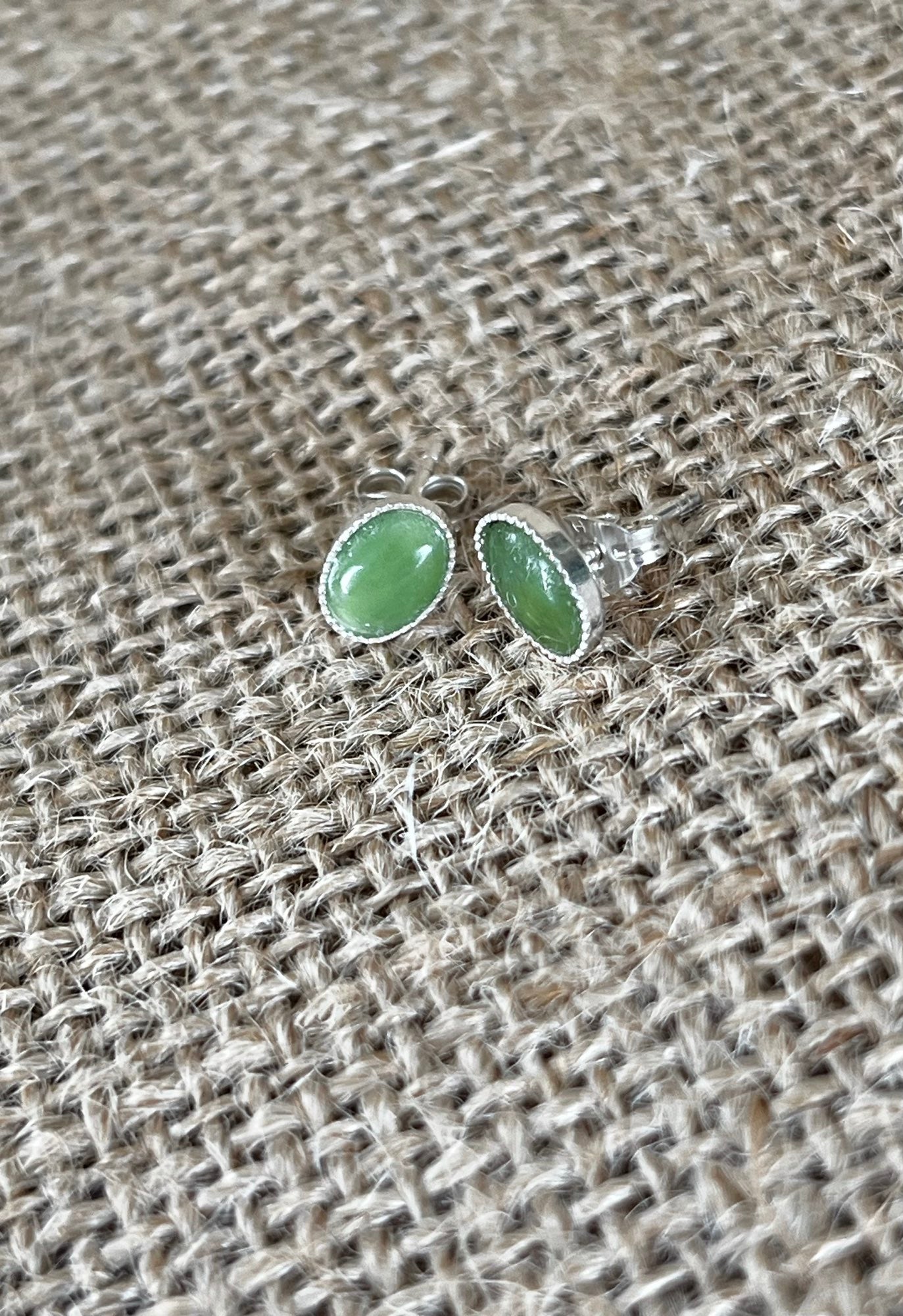 Pounamu Studs - Sterling Silver