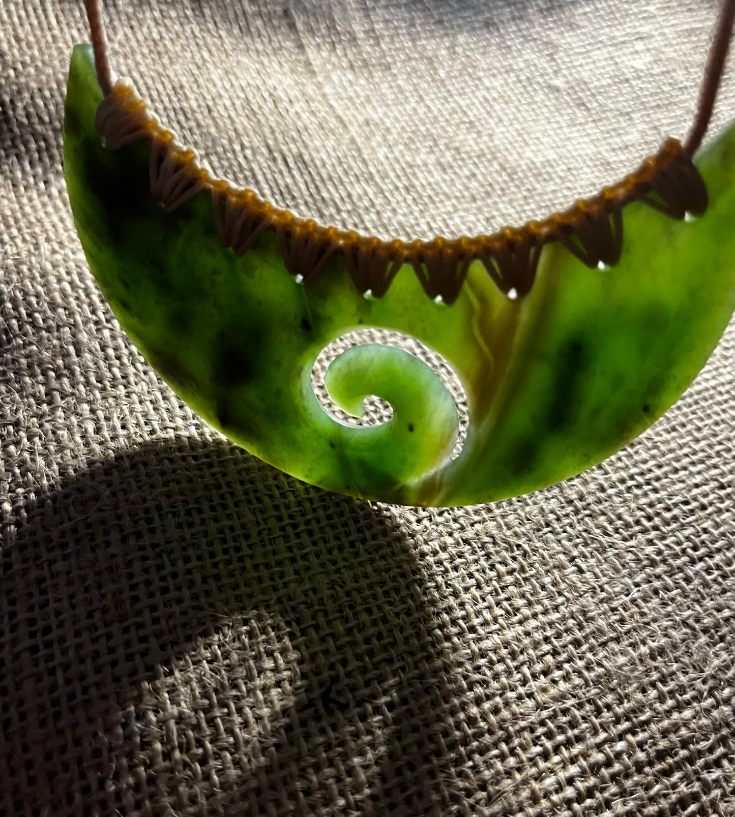 Koru Breastplate - Pounamu