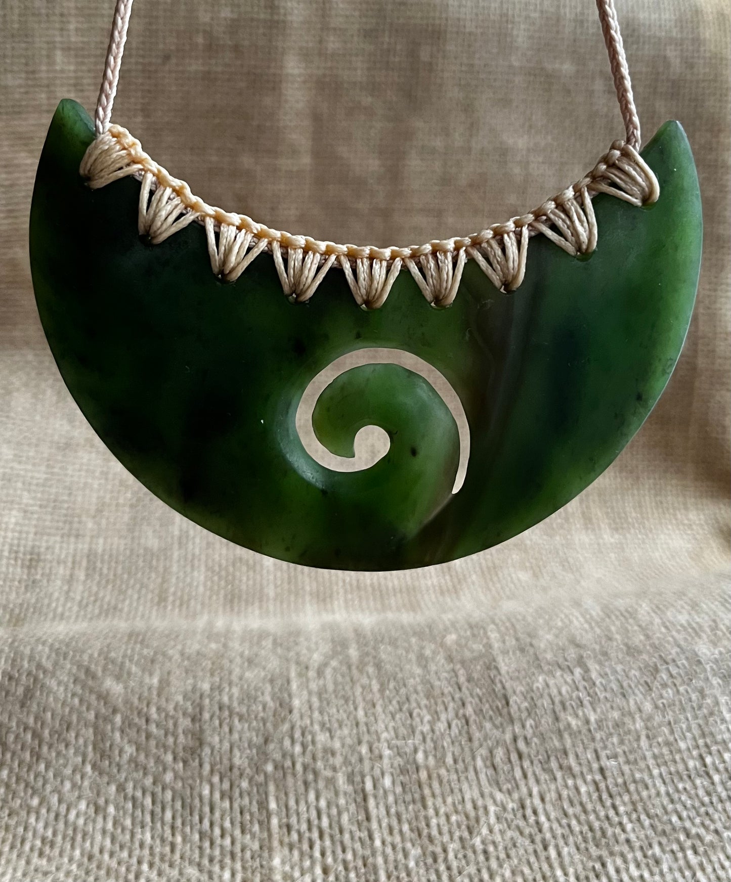 Koru Breastplate - Pounamu