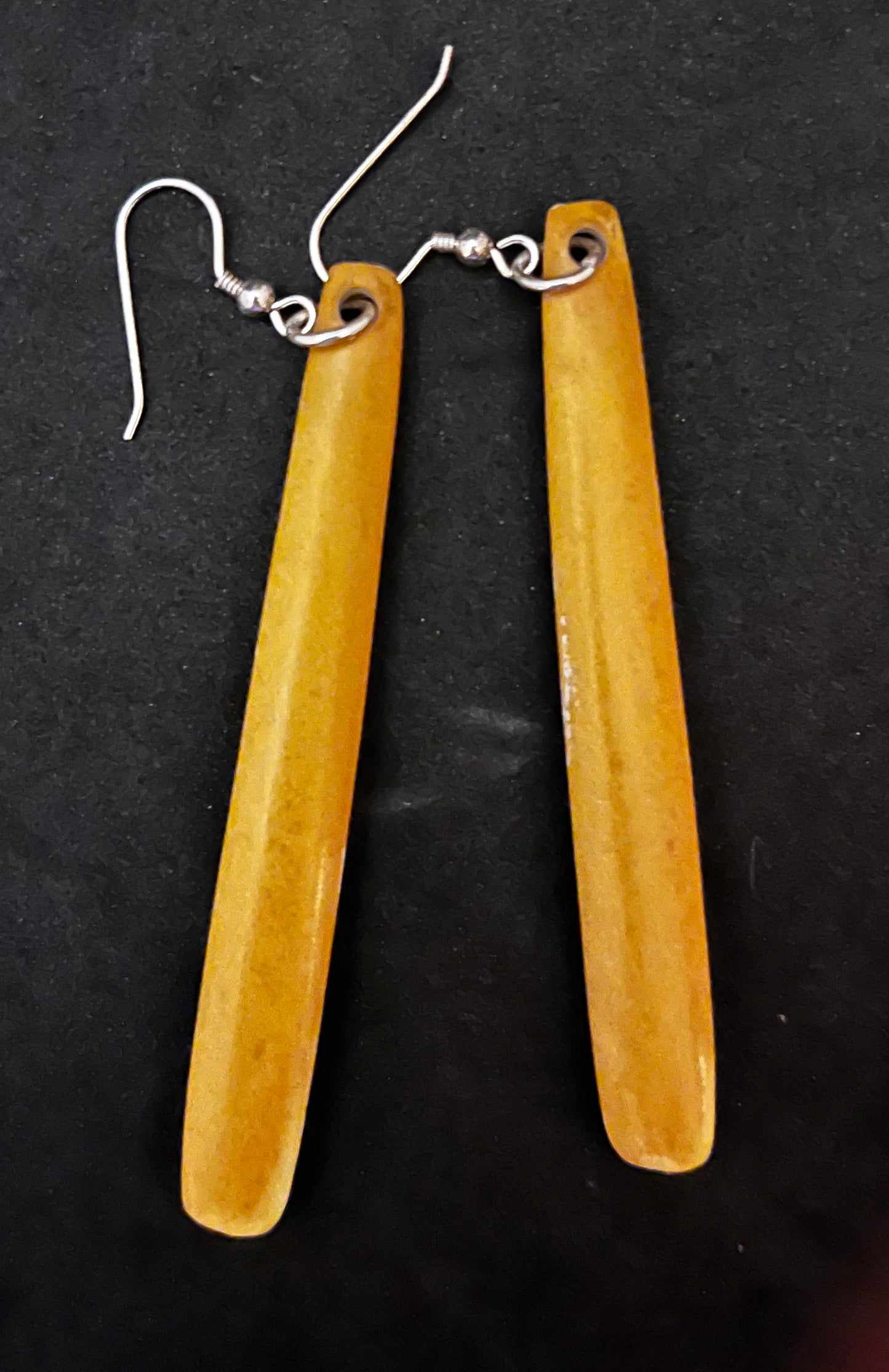 Kokopu Long Drop Pounamu Earrings